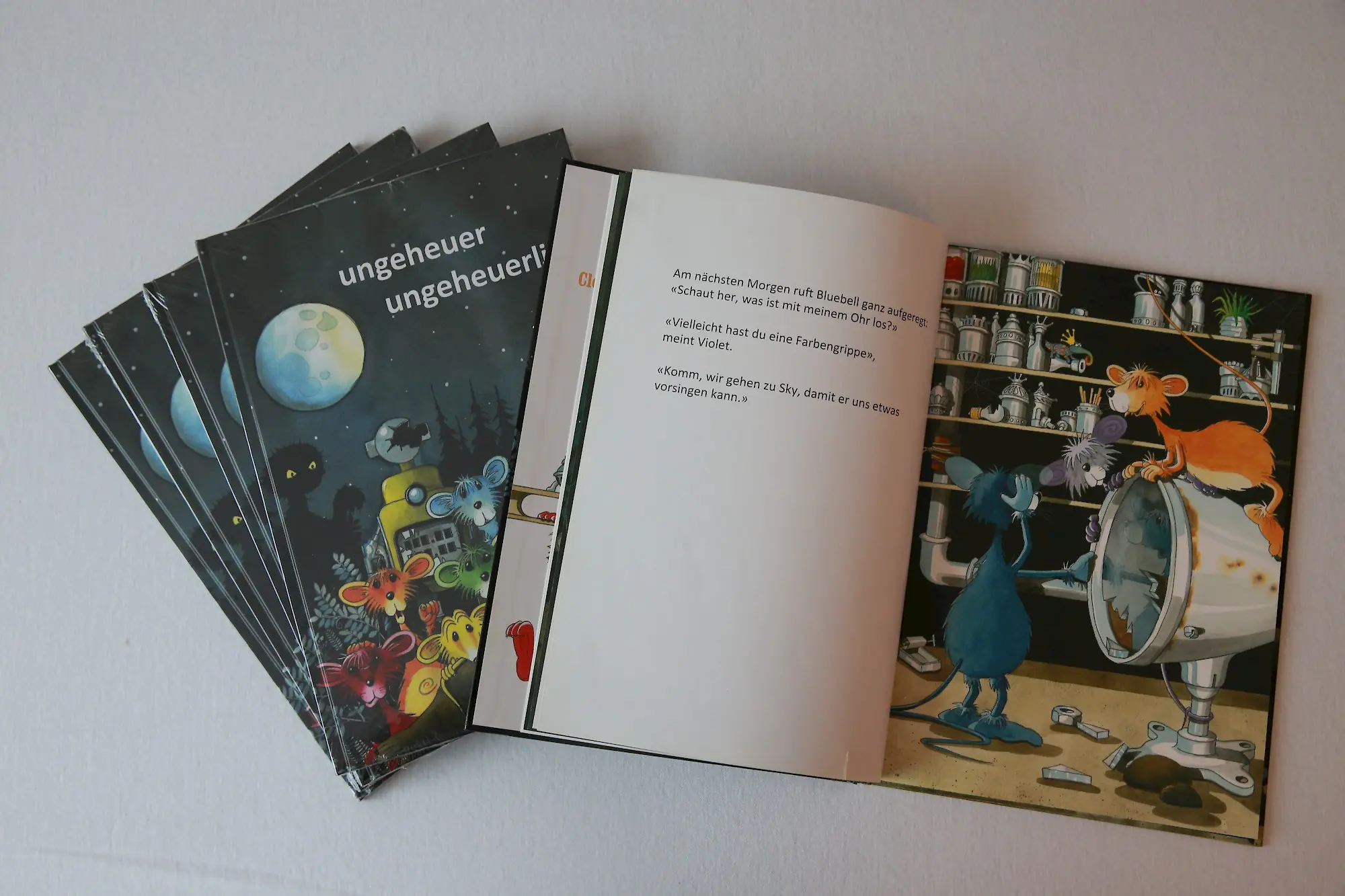 Farbige Illustration zum Bilderbuch Ungeheuer Ungeheuerlich