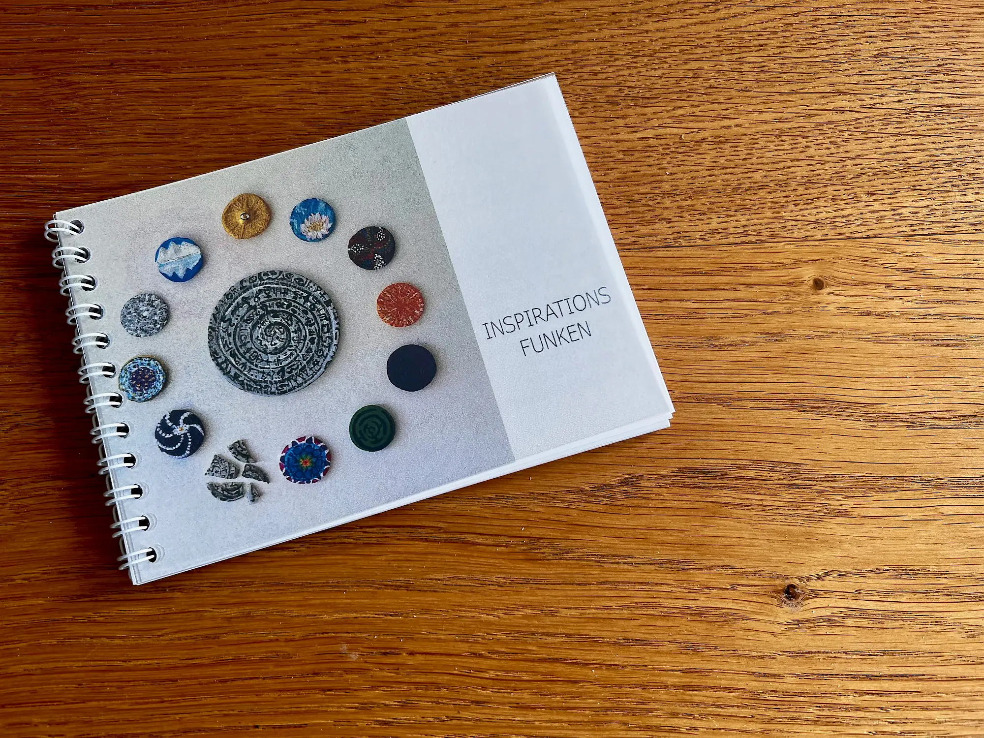 Künstlerisches Werk Inspirationsfunken aus Farbe und Wort